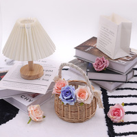 Usine En Gros Artificielle Fleur Curl Bord 8cm Rose Têtes De Fleurs pour La Décoration De Mariage Photographie Fond Mur