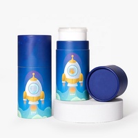 Emballage personnalisé en tube de carton kraft torsadé pour baume à lèvres, déodorant ou cosmétiques, sans plastique, avec logo sur mesure