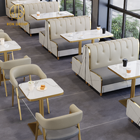Cafe Coffee Shop Marmor Restaurant Möbel Sofa Set Stand und Tisch Stuhl für Restaurant Cafe