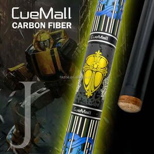CueMall 58" Fiberglass Pool Cue, Professional Billiard Stick, 12.5mm 4-Layer Tip, Low Deflection Shaft for Accurate Shooting - Product Image 2
