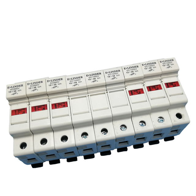 1000V Solar PV Protection Cylindrical Fuse Holder With/Without indicator