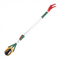 Aluminium rode telescopische fruitplukker met drie klauwhaken, multifunctionele fruitplukstok, 3 jaar garantie, Zhejiang model ZG160
