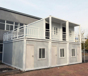 Maison conteneur démontable en panneaux sandwich d'acier de haute qualité, dortoir préfabriqué temporaire pour projets à grande échelle - Product Image 2