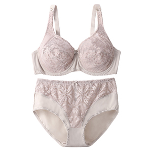 Beijizhi — ensemble de lingerie en Nylon et dentelle pour femmes, culotte de haute qualité, soutien-gorge et slip à armatures - Product Image 5