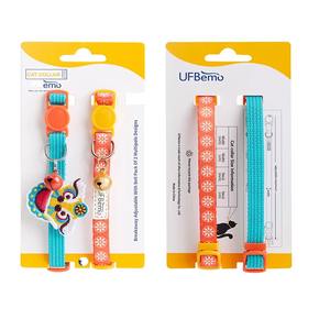 Collar de perro al por mayor, collar de perro personalizado de lujo suave ajustable de alta calidad con campana - Product Image 4