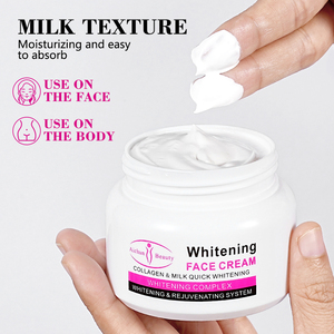 Crema Facial Blanqueadora Aichun Beauty, Hidratante Natural para el Cuidado de la Piel, con Colágeno y Leche, Hidratación Profunda - Product Image 4