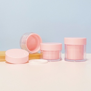Empty Luxury Acrylic AS Skincare <b>Plastic</b> Double Wall Cosmetic Face Cream <b>Plastic</b> <b>Jars</b> with Lids Packaging 15g 20g 30g 50g - Product Image 6