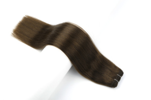 Extensions de cheveux K.SWIGS tissées à la machine, 100% cheveux humains vierges, cuticules alignées, épaisses, lisses, durables, flexibles, longueur, couleur et texture personnalisables - Product Image 4