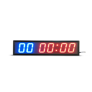 Hangzhou Hong Hao pared Led reloj Fitness Center entrenamiento LED 6 dígitos Cruz a juego Led gimnasio temporizador - Product Image 2