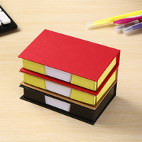 Idée cadeau bloc-notes autocollant promotionnel papier autocollants à faire liste rectangulaire ensemble de notes autocollantes avec boîte bloc-notes avec logo personnalisé