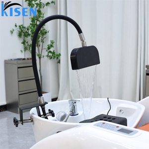 KISEN High Quality Salon <b>Rotating</b> Electric Shampoo <b>Chair</b> Hair Salon Beauty Barbershop Hair Washing Waterfall Shampoo <b>Chair</b> - Product Image 6