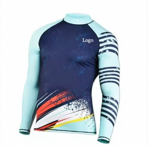 Prix de gros 2026 – Maillot de bain une pièce sur mesure pour homme, manches longues, respirant, séchage rapide, anti-UV - Product Image 2