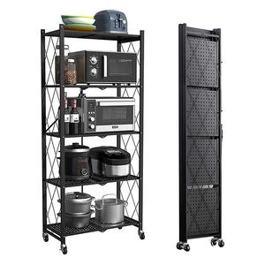 מדף אחסון מתכת מתקפל 5 קומות למכירה ישירה - Product Image 3