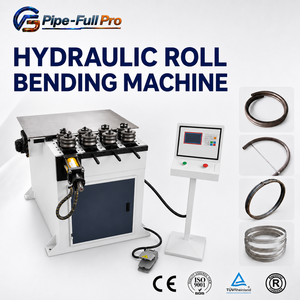 Máquina de Doblado Circular de Tubos Metálicos de Alta Velocidad CNC, Enrolladora de Anillos de Tubo de 7 Rodillos, Formación Rápida en una Sola Pasada - Product Image 1