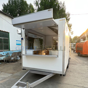 Carrito de Helados Móvil, Remolque de Comida, Contenedor de Restaurante, Camiones de Comida para Hoteles, Casa Móvil con Ruedas, Quiosco de Snacks y Papas Fritas - Product Image 3