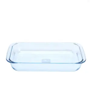 Bộ Dụng Cụ Làm Bánh Bằng Thủy Tinh Borosilicate Cao Bộ Nồi Nấu Ăn Hình Bầu Dục/Bộ Đồ Ăn Màu Hổ Phách Chảo Nấu Ăn