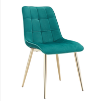 Chaises royales antiques en velours, jambes dorées, mobilier de cuisine, de restaurant, en vente