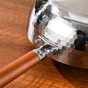 Olla para Sopa Moderna Yukihira de Acero Inoxidable 316L, Tapa de Vidrio, Asa de Madera, Gran Capacidad, Vaporera de Doble Capa, Apta para Gas e Inducción - Product Image 5