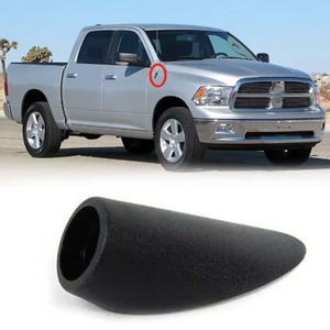5064395AF noir voiture antenne Base montage adaptateur couverture <span class=keywords><strong>Radio</strong></span> AM <span class=keywords><strong>FM</strong></span> adaptateur capuchon garniture adapté pour Dodge Ram 1500 2500 3500 4500 5500 - Product Image 2
