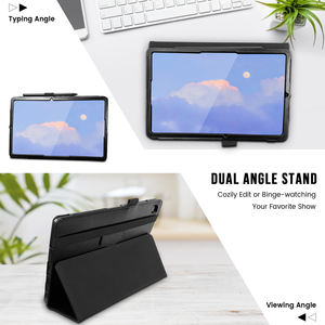 Coque pour Samsung <span class=keywords><strong>Galaxy</strong></span> <span class=keywords><strong>Tab</strong></span> <span class=keywords><strong>S6</strong></span> <span class=keywords><strong>Lite</strong></span> 10.4 pouces 2024/2022/2020 avec porte-stylo S Multi-Angle Cuir PU de haute qualité - Product Image 2