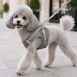 Reflective Pet <b>Harness</b> Adjustable Vest Style Breathable Summer Small Dogs Cats - Product Image 1