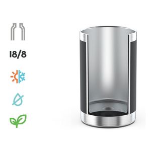 Gobelet isotherme en acier inoxydable à double paroi personnalisé en usine, 12-40 oz, avec couvercle anti-fuite, tasse de voyage - Product Image 4