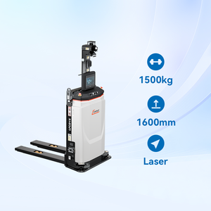 Slam 1m6 AGV xe nâng 1500kg Pallet xử lý tự trị Robot di động xử lý vật liệu thiết bị AGV hậu cần Robot thương mại - Product Image 2