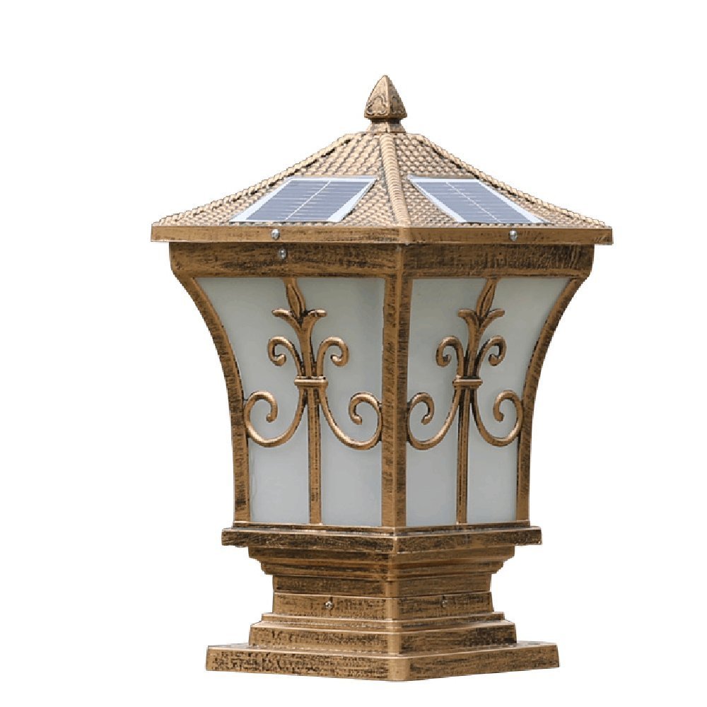 Ip65 водонепроницаемые солнечные светодиодные светильники для ворот столба для наружной лампы солнечного света