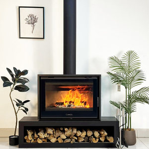 Poêle <span class=keywords><strong>à</strong></span> bois autonome de style européen moderne pour chauffage intérieur - Product Image 2