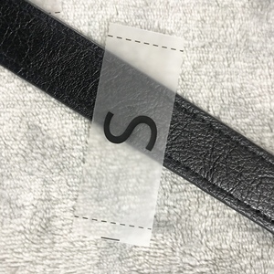 Étiquette de lavage transparente en TPU imprimée mat personnalisée pour vêtements, avec description des tailles - Vente en gros usine - Product Image 5