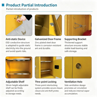 Armoire d'hôpital moderne en acier sur mesure, design écologique, construction durable, surface facile à nettoyer pour les écoles et les hôpitaux