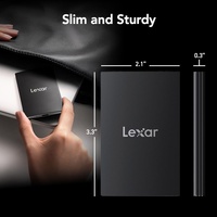 Lexar 1 To 2 To 4 To SL500 Type C Disque dur externe SSD portable pour PS5 Smartphones Tablettes