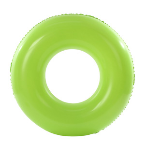 <b>Lime</b> Patterned PVC Inflatable Swimming Ring For Children Water Play Underarm Support - Product Image 4