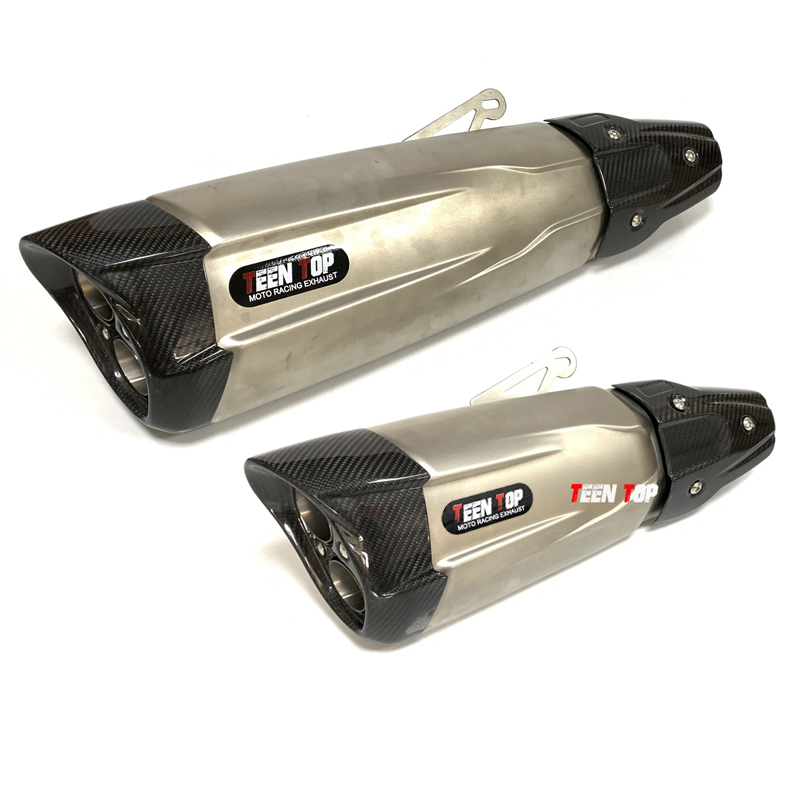 Выхлопной глушитель Teentop для больших мотоциклов и велосипедов SUZUKI GSX1000 GSX750 GSX650 SV650 и Kawaski Z800 Z900, выхлопной глушитель