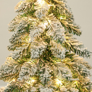 <span class=keywords><strong>Albero</strong></span> di <span class=keywords><strong>Natale</strong></span> Artificiale Mini da 45/60/75cm <span class=keywords><strong>con</strong></span> <span class=keywords><strong>Luci</strong></span> LED, Abete Innevato, Decorazioni in Cedro, Bestseller EXW di Alta Qualità - Product Image 3