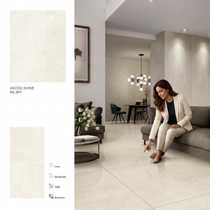 กระเบื้องพอร์ซเลนเคลือบเงาขนาด 800x800 มม. ลายหินอ่อนสีกาแฟ ยี่ห้อคารีต้า คอฟฟี่ สำหรับปูพื้น - Product Image 6