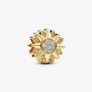925 Plata de Ley Little Flying Pig Star Moon Arcane Mark Spacer Beads Colgante Pulsera Zircon Love Donuts Snowflake Jewelry - Product Image 5