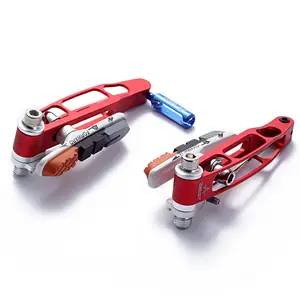 Freno en <span class=keywords><strong>V</strong></span> AL6061-T6 CNC <span class=keywords><strong>para</strong></span> <span class=keywords><strong>bicicleta</strong></span>, pastillas de freno de alta calidad - Product Image 1