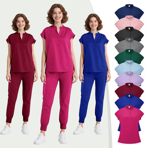 Women Hospital Uniforms Split Set Moisture Wicking Work Clothes For Nurses Dentists Clothing S XXL - Product Image 2