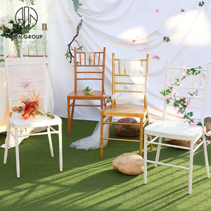 China Chiavari cerimônia Catering luxo ouro cadeira metal chivari chavari Tiffany Hotel evento festa casamento salão móveis cadeira - Product Image 3