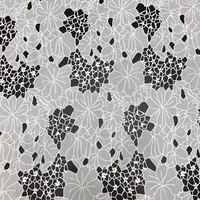 Vente en gros d'accessoires de robe de vêtement en mousseline de soie de lait brodée creuse artisanale