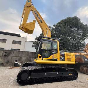 Excavadora de cadenas KOMATSU PC210lc usada de buena calidad, 21 toneladas de peso operativo, para trabajos de construcción - Product Image 6