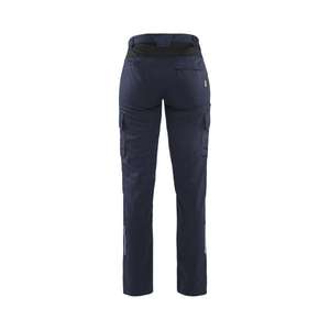 BLAKLADER - 714418328699C48 Pantalones industriales para mujer elásticos Azul marino oscuro/Negro-PANTALÓN DE TRABAJO EAN 7330509763063 - Product Image 2