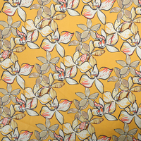 Tissu tissé en popeline de coton 100% imprimé numérique personnalisé motif floral de haute qualité pour vêtements doublure sacs literie robes filles