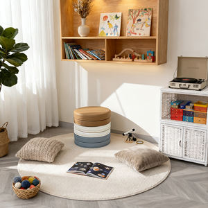 6 uds. Cojines de juego suaves para guardería, cuidado de niños, cojines de suelo redondos, juego de alfombrillas de juego suaves de espuma para niños - Product Image 6