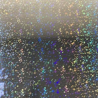 Film de lamination thermique transparent holographique Bopp à motif étoilé