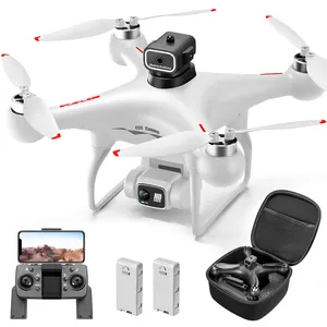 Dron Aéreo profesional inteligente 4K con cámara Dual HD WiFi transmisión Motor sin escobillas posicionamiento de flujo óptico GPS RC Drone