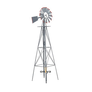 Oniya 47IN <span class=keywords><strong>moulin</strong></span> à <span class=keywords><strong>vent</strong></span> en métal extérieur lourd cour jardin <span class=keywords><strong>vent</strong></span> filateurs Patio décoration <span class=keywords><strong>girouette</strong></span> résistant - Product Image 2