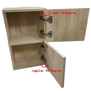 Bisagra hidráulica deslizante de 165 grados para gabinetes de esquina - Uso en cocinas y dormitorios, acero laminado en frío, cierre suave - Product Image 5