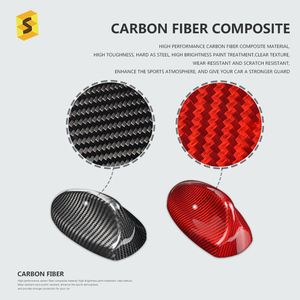 Accesorios de exterior de coche Real de fibra de carbono Shasha, accesorios de decoración de antena de Radio para <span class=keywords><strong>Alfa</strong></span> <span class=keywords><strong>Romeo</strong></span> Giulia Stelvio <span class=keywords><strong>2023</strong></span> - Product Image 5
